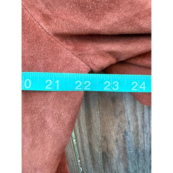 Vintage Liz Claiborne Suede Zip Front Jacket - Picture 9 of 9